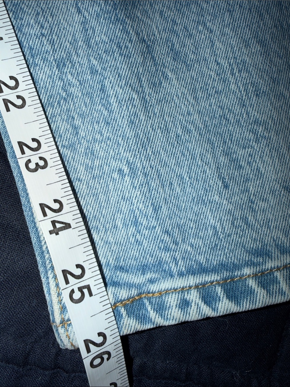 Levi's 501 Crop in Tango Surge W27 L26 Vintage Inspired - Picture 10 of 11